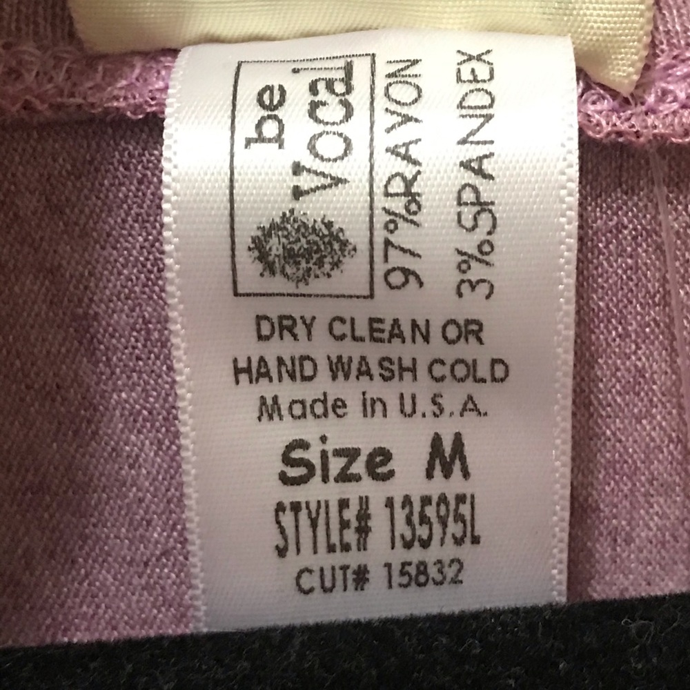 NWT Vocal Embellished Long Sleeve Lilac To… - Picture 4 of 8